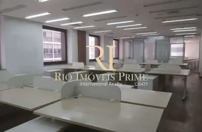 Sala comercial para alugar na avenida branco, 128, centro, rio de janeiro, 581 m2 por r$ 26.145