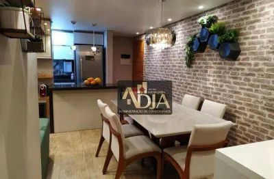 Apartamento com 3 dormitórios para alugar, 80 m² por R$ 3.669,00 - Vila Nossa Senhora Das Vitoria - Mauá/SP