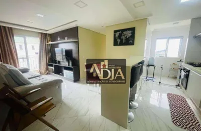 Apartamento com 2 dormitórios à venda, 58 m² por R$ 346.500,00 - Vila Falchi - Mauá/SP