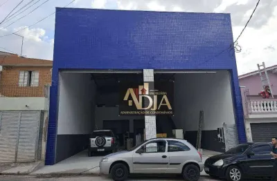 Galpão para alugar, 280 m² por r$ 7.000,00/mês - jardim sônia maria - mauá/sp