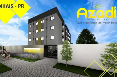 Apartamento com 2 quartos a venda em Pinhais com entrada parcelada.