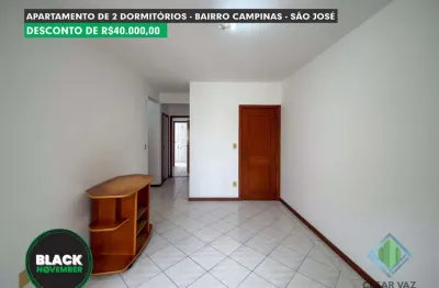 Apartamento com 2 quartos à venda na rua quinze de novembro, 150, campinas, são josé, 63 m2 por r$ 350.000