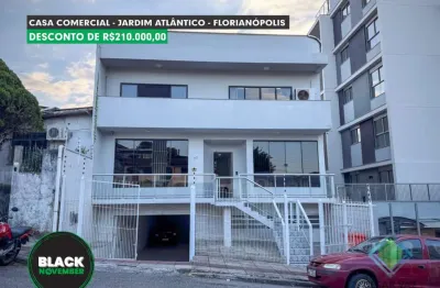 Casa comercial com 12 salas à venda na rua professora otília cruz, 70, jardim atlântico, florianópolis, 551 m2 por r$ 1.990.000