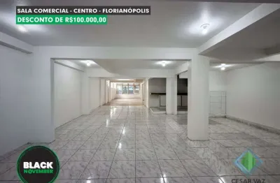Sala comercial à venda na rua ferreira lima, 13, centro, florianópolis, 151 m2 por r$ 790.000