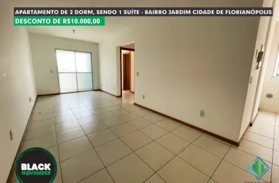 Apartamento com 2 quartos à venda na rua pedro bunn, 1516, jardim cidade de florianópolis, são josé, 66 m2 por r$ 440.000