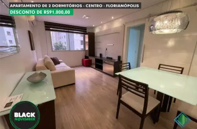 Apartamento com 2 quartos à venda na rua duarte schutel, 232, centro, florianópolis, 61 m2 por r$ 799.000
