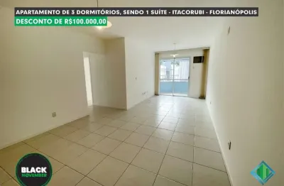 Apartamento com 3 quartos à venda na rodovia amaro antônio vieira, 2372, itacorubi, florianópolis, 93 m2 por r$ 990.000