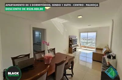 Apartamento com 2 quartos à venda na avenida barão do rio branco, 79, centro, palhoça, 104 m2 por r$ 670.000