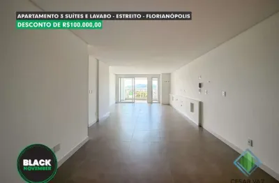 Apartamento com 3 quartos à venda na rua euclides machado, 112, canto, florianópolis, 130 m2 por r$ 1.590.000