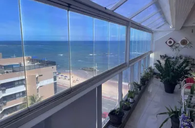Cobertura 2 suítes na pituba com piscina frente mar