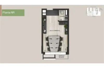 Escritório para venda possui 27 metros quadrados em moema - são paulo - sp