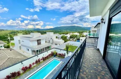 Belíssima casa neoclássica com 5 suítes e acabamento refinado no condomínio reserva da serra/ jundia