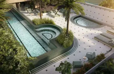 Apartamentos de 114 m² com 3 suítes, hall privativo em condomínio com quadra de tenis