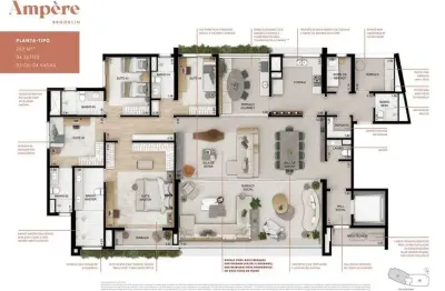 Imóvel para venda tem 262 metros quadrados com 4 quartos em brooklin paulista - são paulo - sp