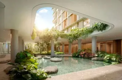 Belíssimo apartamento de 412 m² com 4 suítes em condominio com quadra de tênis coberta de saibro