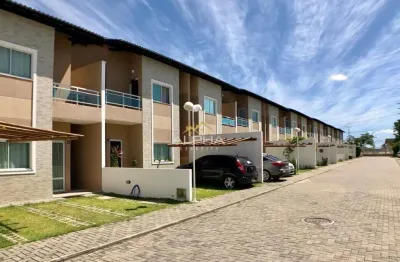 Casa em condomínio para venda em eusébio, guaribas, 4 dormitórios, 3 suítes, 4 banheiros, 2 vagas