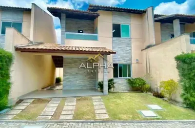Casa em condomínio para venda em fortaleza, cidade dos funcionários, 2 dormitórios, 3 suítes, 4 banheiros, 2 vagas