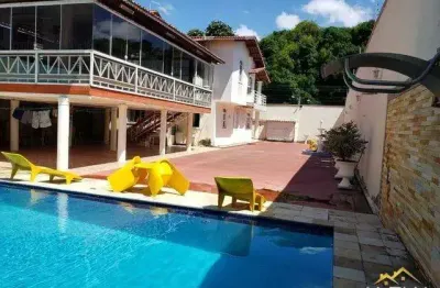 Casa para venda em fortaleza, jardim cearense, 5 dormitórios, 5 suítes, 8 banheiros, 8 vagas
