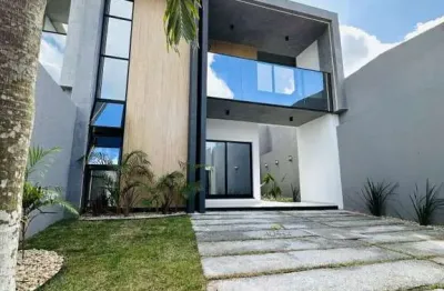 Casa para venda em eusébio, pedra, 4 dormitórios, 4 suítes, 5 banheiros, 2 vagas