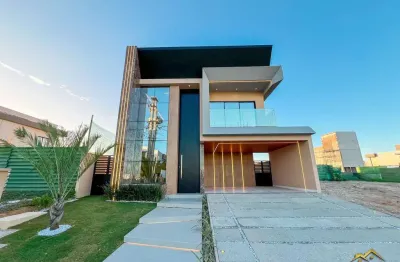 Casa em condomínio para venda em eusébio, cidade alpha, 4 dormitórios, 4 suítes, 5 banheiros, 4 vagas