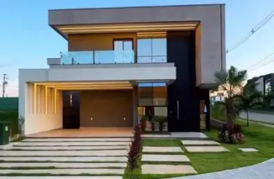 Casa em condomínio para venda em eusébio, cidade alpha, 4 dormitórios, 4 suítes, 5 banheiros, 4 vagas