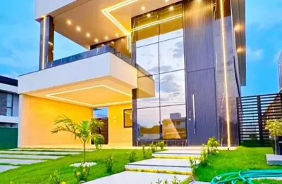 Casa em condomínio para venda em eusébio, cidade alpha, 4 dormitórios, 4 suítes, 6 banheiros, 4 vagas