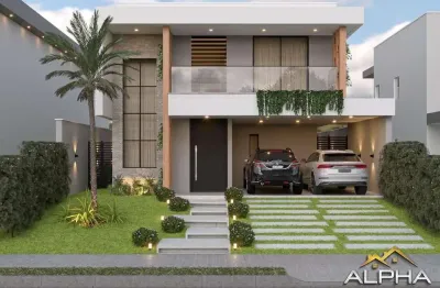 Casa em condomínio para venda em eusébio, cidade alpha, 4 dormitórios, 4 suítes, 5 banheiros, 4 vagas