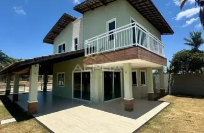 Casa em condomínio para venda em itaitinga, alagadiço novo, 4 dormitórios, 3 suítes, 5 banheiros, 4 vagas