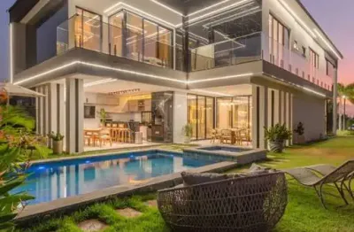 Apartamento para venda em eusébio, cidade alpha, 4 dormitórios, 4 suítes, 5 banheiros, 4 vagas