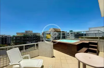 Cobertura duplex na praia do forte, 3 quartos, 160 m², cabo frio/rj codigo: 82689