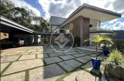 Casa de alto padrão com 6 suítes, r$ 5.300.000,00 - parque do imbuí - teresópolis-rio de janeiro. codigo: 136384