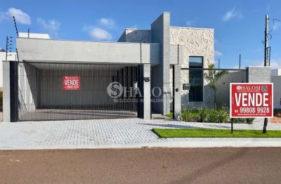 Casa à venda em maringá, jardim munique, com 3 suítes, com 204 m²