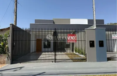 Casa à venda em maringá, conjunto residencial branca vieira, com 3 quartos, com 80 m²