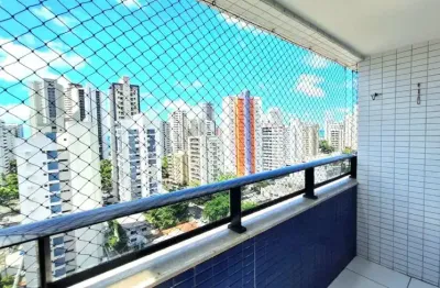 Apartamento para venda possui 88 metros com 3 quartos sendo 1 suíte com 2 vgs em boa viagem - recife - pe