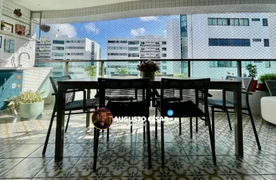 Apartamento 205 metros com 4 suítes com 4 vgs - em apipucos - recife pe