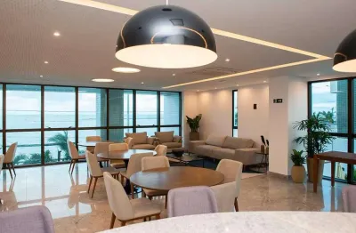 Venâncio barbosa | lindo apartamento de 3 quartos com 3 suítes, 3 vagas com 100m2  na beira mar de casa caiada... | 125m².