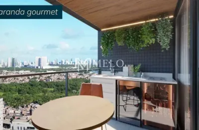 3 quartos sendo 2 suites (1 suite reversível - 62,23 m2), varanda gourmet , 2 vagas