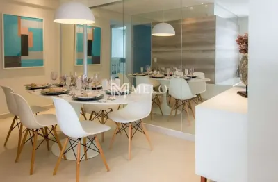 Apt. finamente mobiliado e decorado com 3qts, 1suite, 2vagas, dependência completa, varanda gourmet com 89m2 no rosarinho