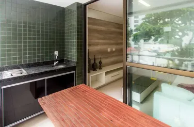Apt. finamente mobiliado e decorado com 3qts, 1suite, 2vagas, dependência completa, varanda gourmet com 89m2 no rosarinho