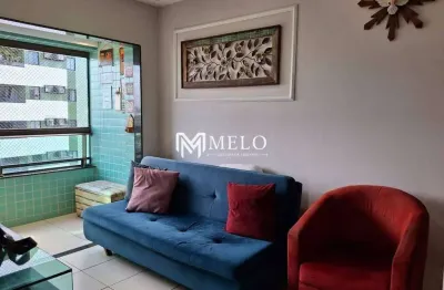 Apartamento a venda no bairro da torre. 2 quartos, 1 suíte e 1 wc (porteira fechada)