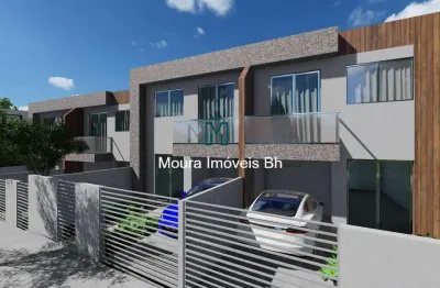 Casa duplex 3 quartos sendo 1 suíte com varanda e 1 vaga no bairro letícia