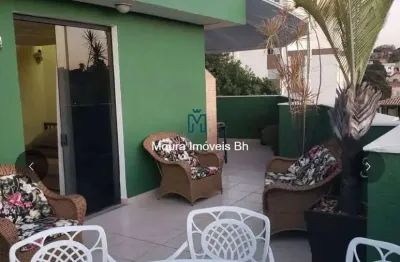 Cobertura, 4 quartos, 2 suites, 2 vagas no bairro santa amélia