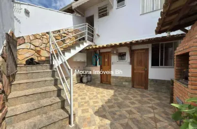Casa geminada com 4 quartos, 2 vagas no bairro santa mônica