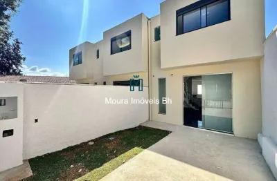 Casa nova com 3 quartos (1 suíte), 2 vagas no bairro santa branca