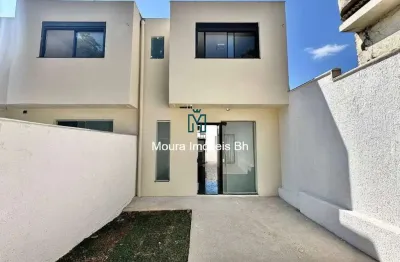 Casa nova com 3 quartos (1 suíte), 2 vagas no bairro santa branca