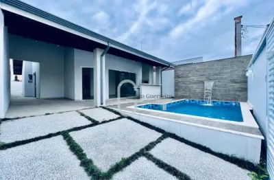 Casa com 3 dormitórios à venda, 134 m² por r$ 800.000,00 - parque balneário oásis - peruíbe/sp