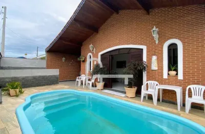 Casa com 4 dormitórios à venda, 168 m² por r$ 550.000,00 - balneário três marias - peruíbe/sp