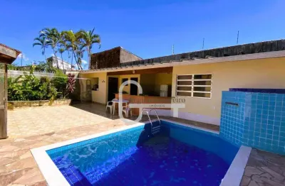 Casa com 4 dormitórios à venda, 198 m² por r$ 550.000,00 - balneário stella maris - peruíbe/sp