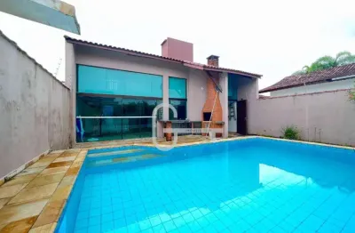 Casa com 3 dormitórios à venda, 320 m² por r$ 990.000,00 - parque balneário oásis - peruíbe/sp