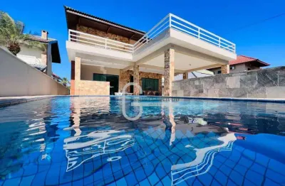 Casa com 5 dormitórios à venda, 339 m² por r$ 2.500.000,00 - bougainvillee i - peruíbe/sp